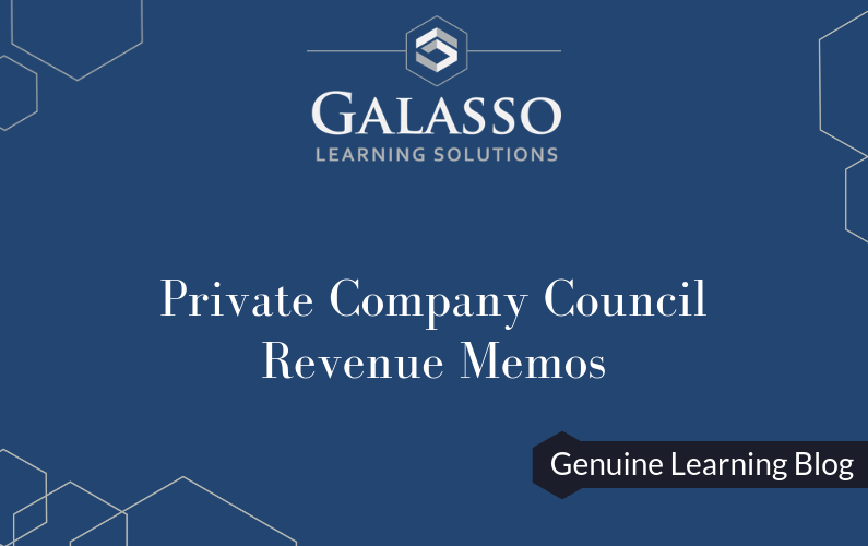 Private Company Council Revenue Memos