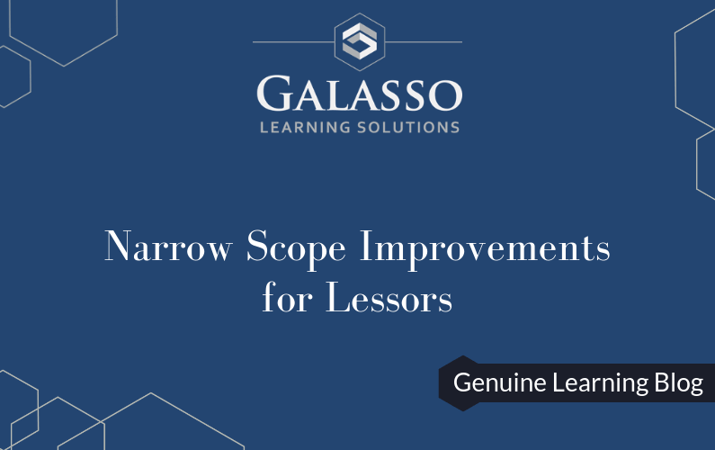 Narrow Scope Improvements for Lessors