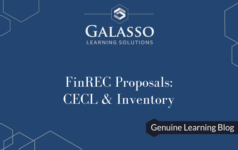 FinREC Proposals – CECL & Inventory