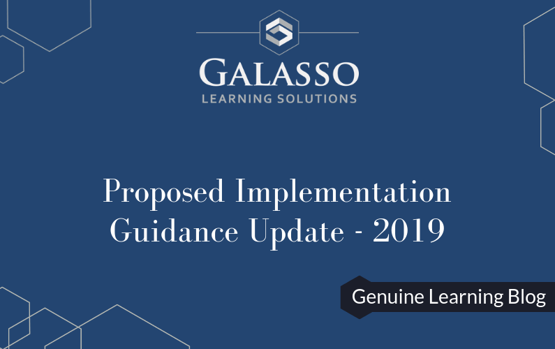GASB Proposed Implementation Guidance Update – 2019