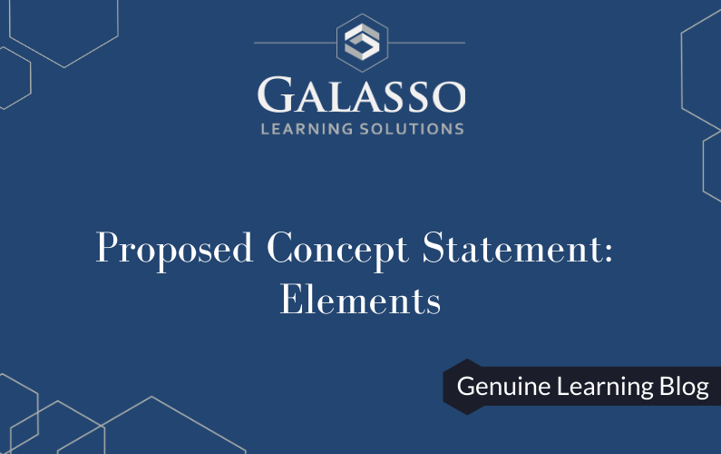 Proposed Concept Statement: Elements