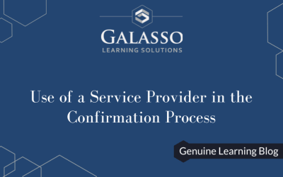 Use of a Service Provider in the Confirmation Process