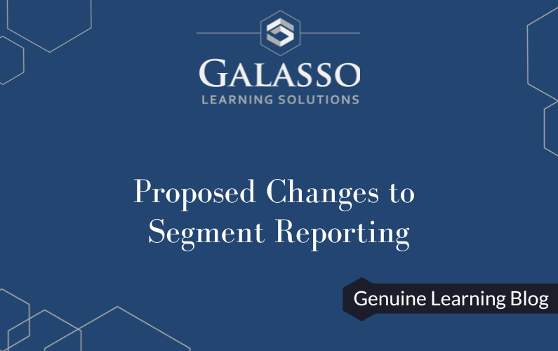 Proposed Changes to Segment Reporting