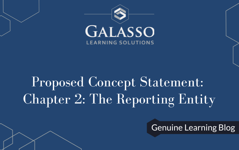 Proposed Concept Statement: Chapter 2: The Reporting Entity