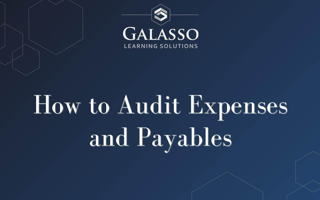 How to Audit Expenses and Payables