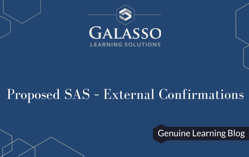 Proposed SAS – External Confirmations