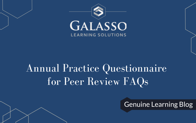 Annual Practice Questionnaire for Peer Review FAQs