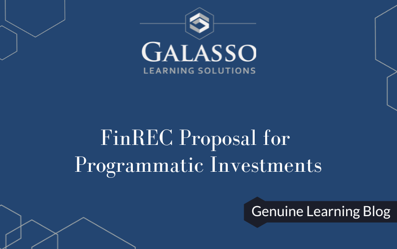 FinREC Proposal for Programmatic Investments