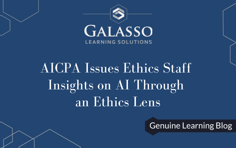 AICPA Issues Ethics Staff Insights on AI Through an Ethics Lens