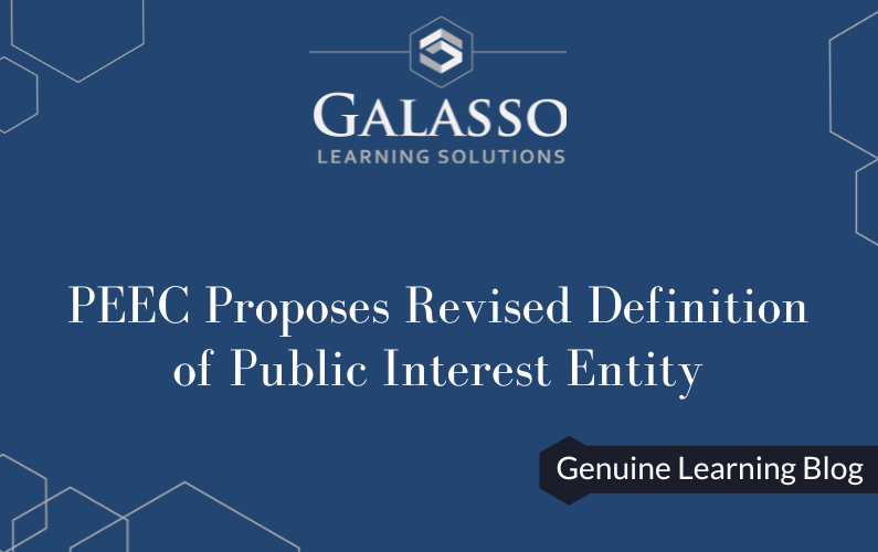 PEEC Proposes Revised Definition of Public Interest Entity