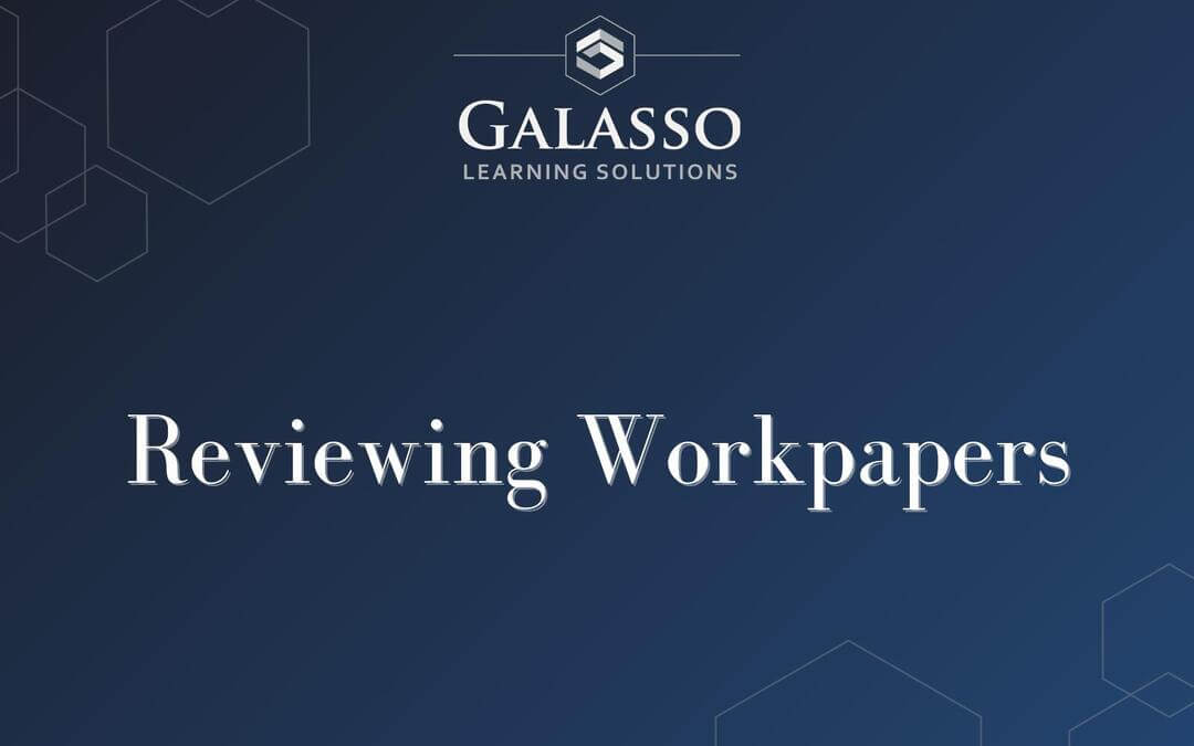 Reviewing Workpapers