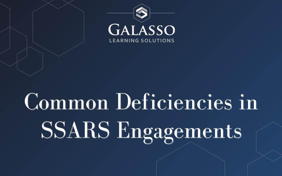 Common Deficiencies in SSARS Engagements