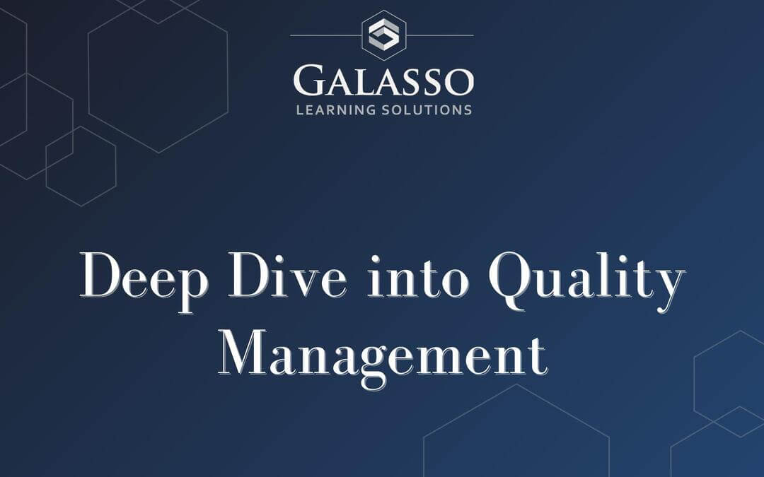 Deep Dive into Quality Management