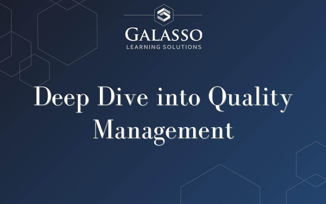 Deep Dive into Quality Management