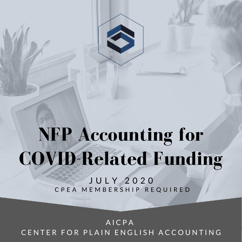 NFP Accounting for COVID-Related Funding