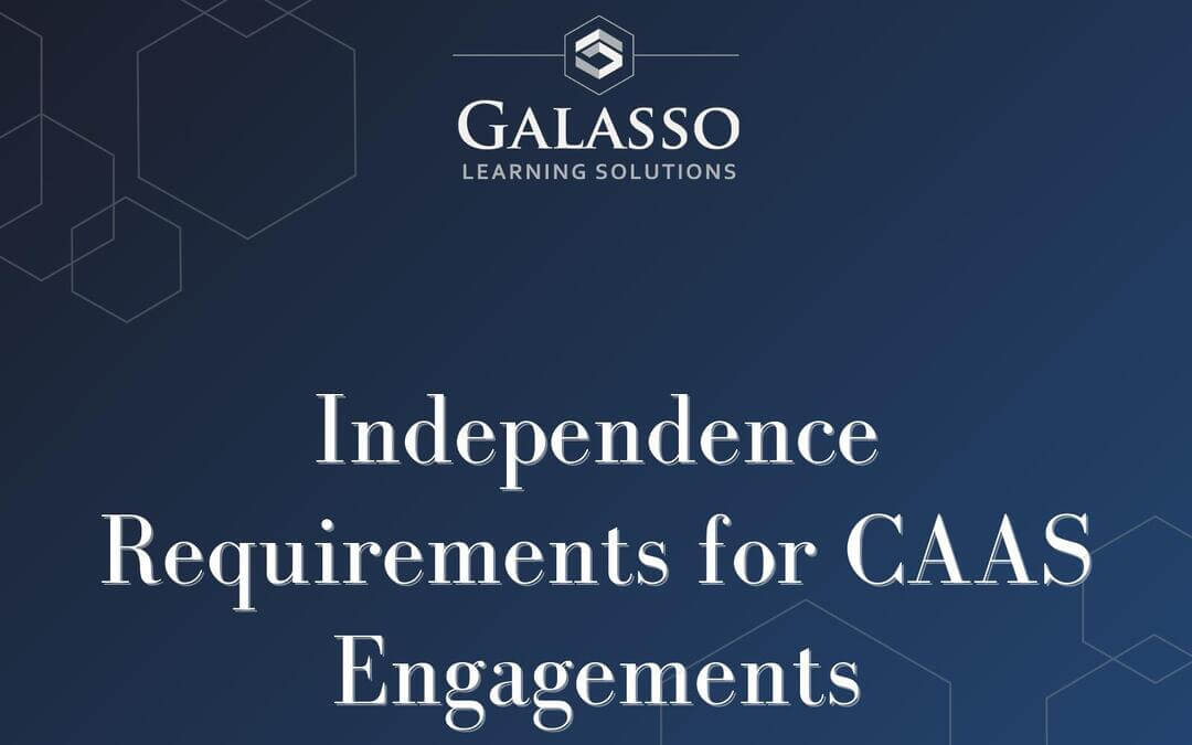 Independence for CAAS Engagements