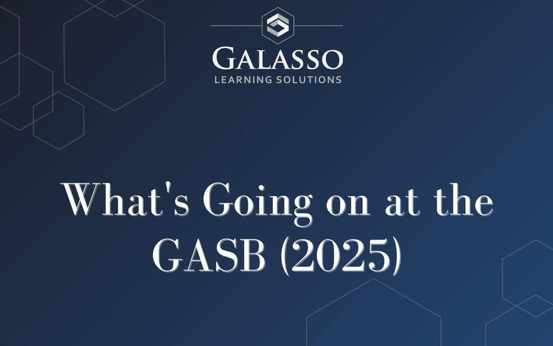 What’s Going on at the GASB (2025)